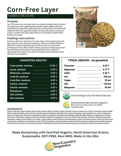 New Country Organics granja con gallinas en entorno natural y orgánico