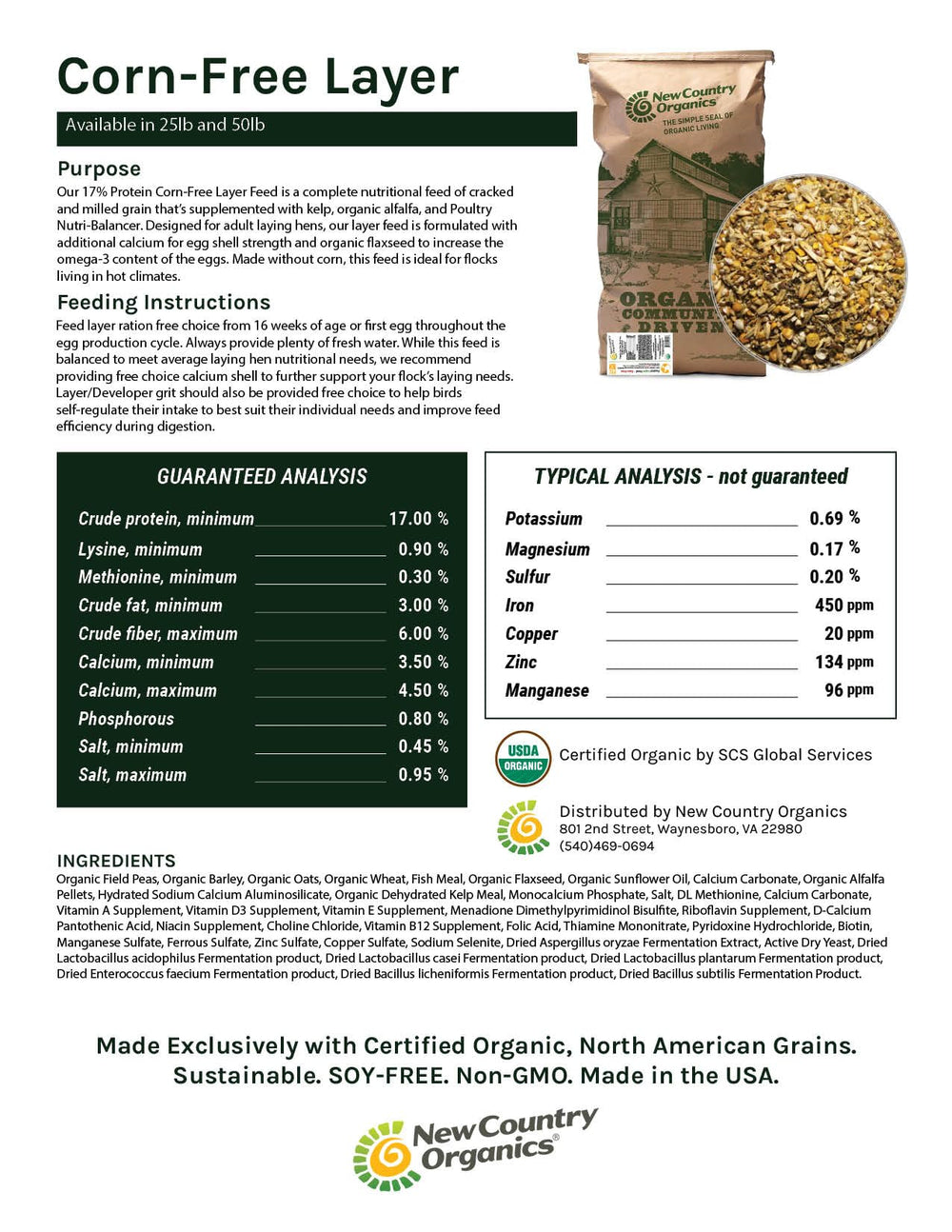New Country Organics granja con gallinas en entorno natural y orgánico
