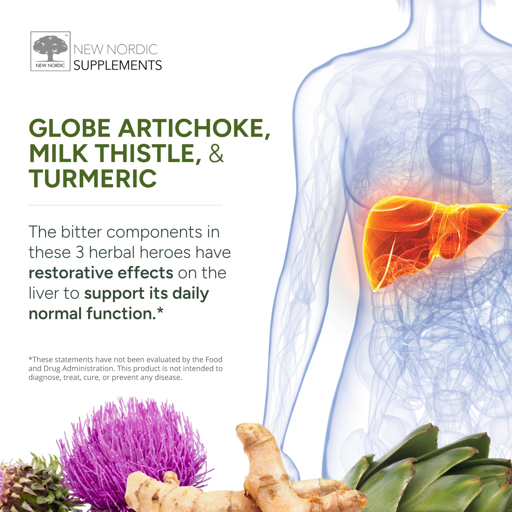 NEW NORDIC comparación de tamaño del producto para dosis