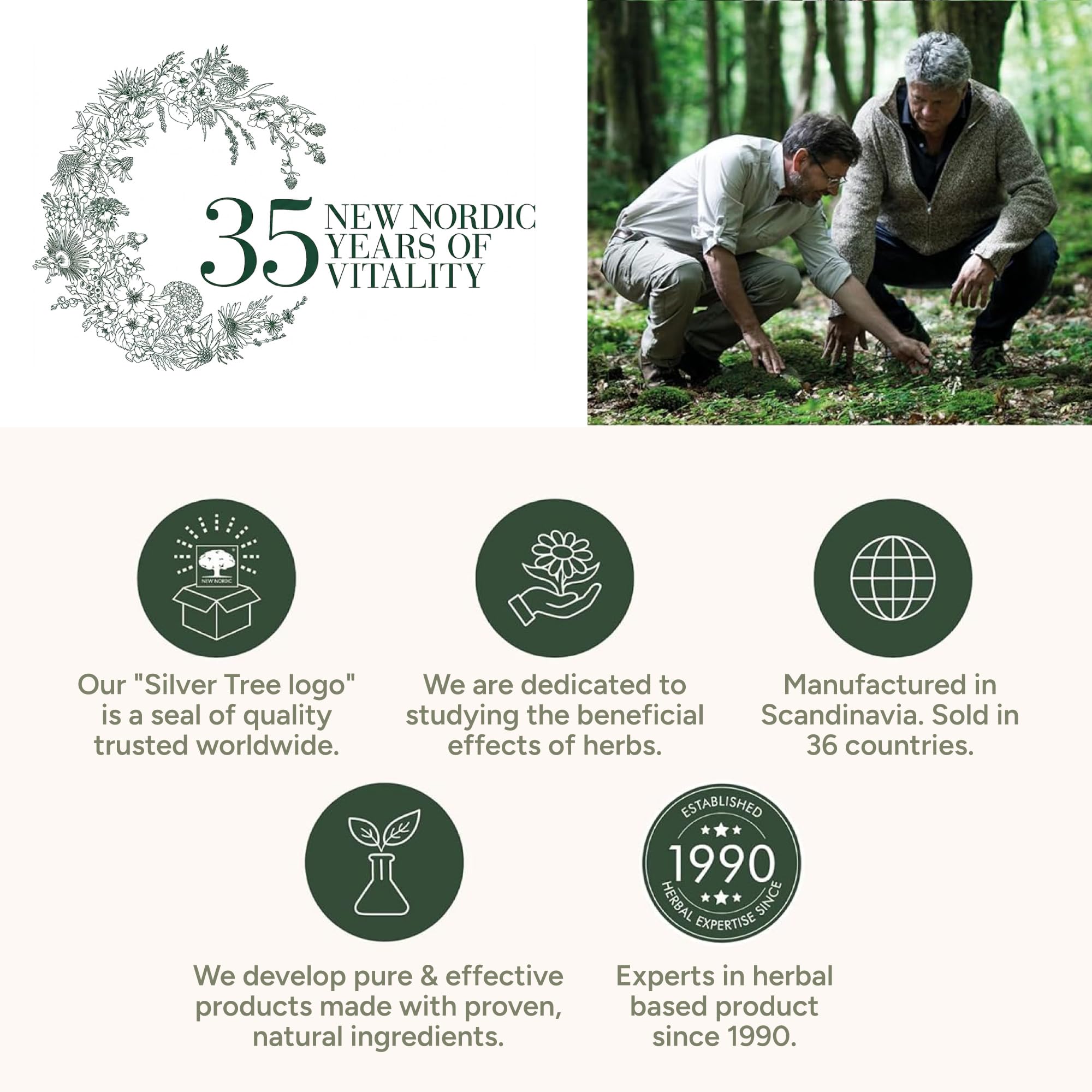 NEW NORDIC quality manufacturing badge representing trusted Scandinavian standards