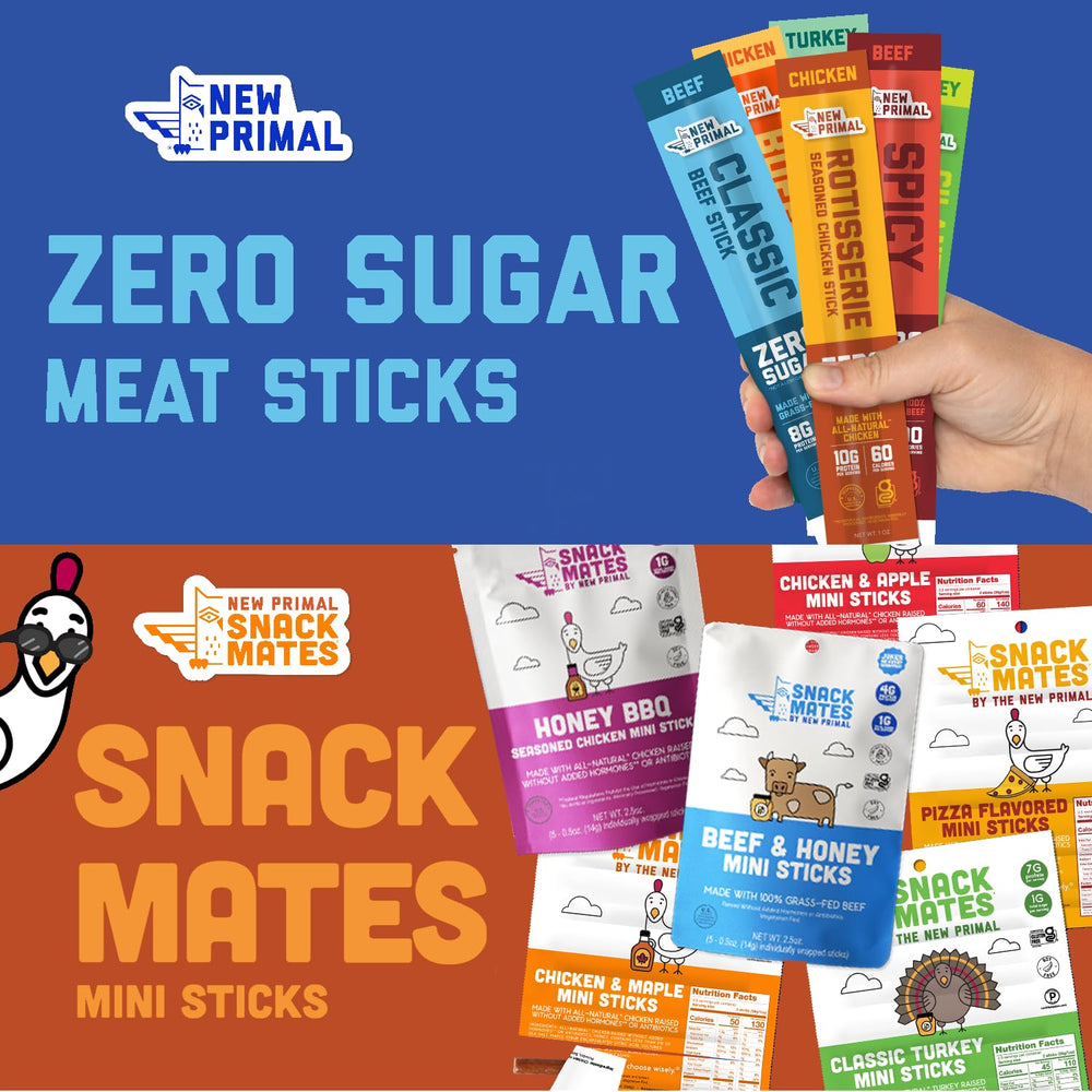 The New Primal palitos en picnic familiar, opción conveniente y nutritiva