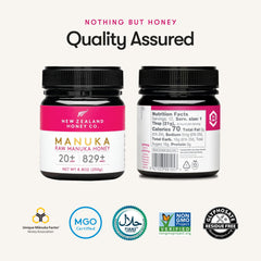 NEW ZEALAND HONEY CO open jar showing dense, fudge-like honey texture and richness