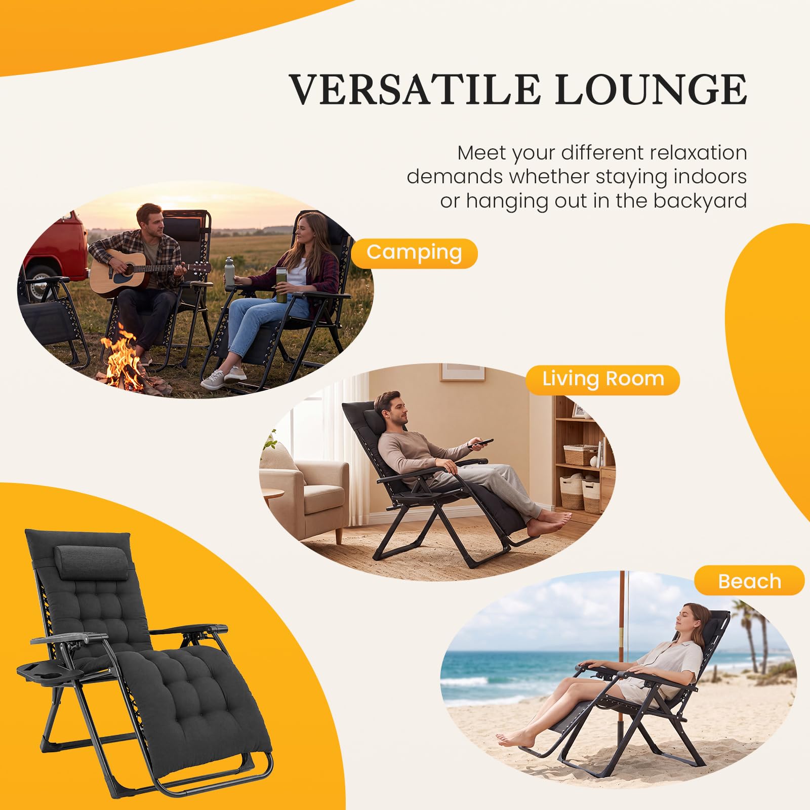 NEWBULIG patio lifestyle with chair beside pool for relaxed outdoor living