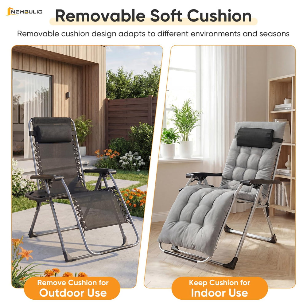 NEWBULIG silla en uso junto a piscina y jardín para momentos de relajación
