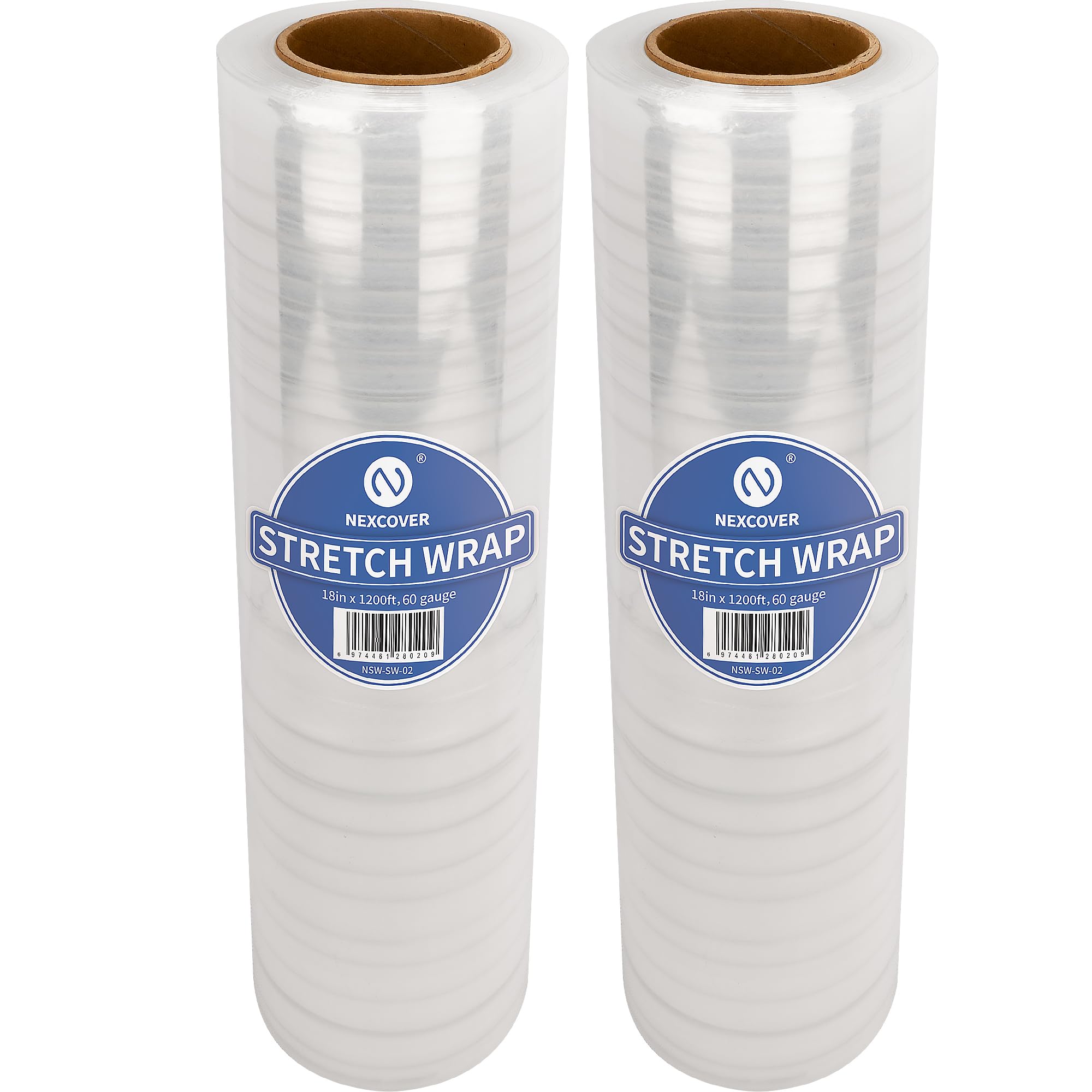 NEXCOVER front packaging showing two 18 inch rolls and heavy-duty benefit