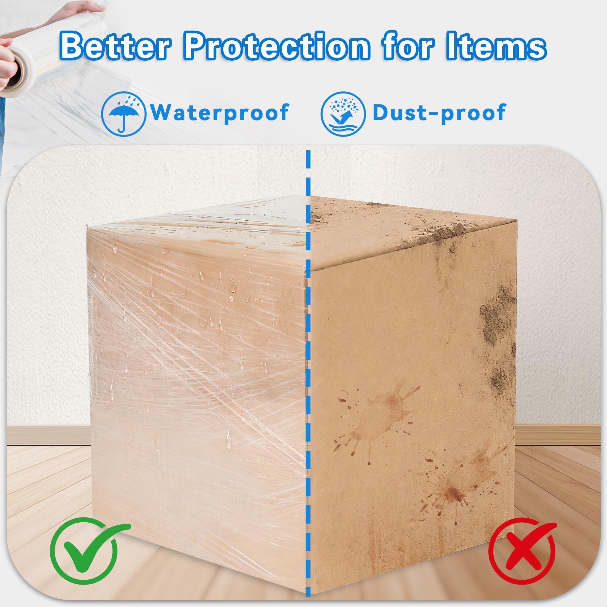 NEXCOVER protecting a sofa during move showing scratch and dust prevention