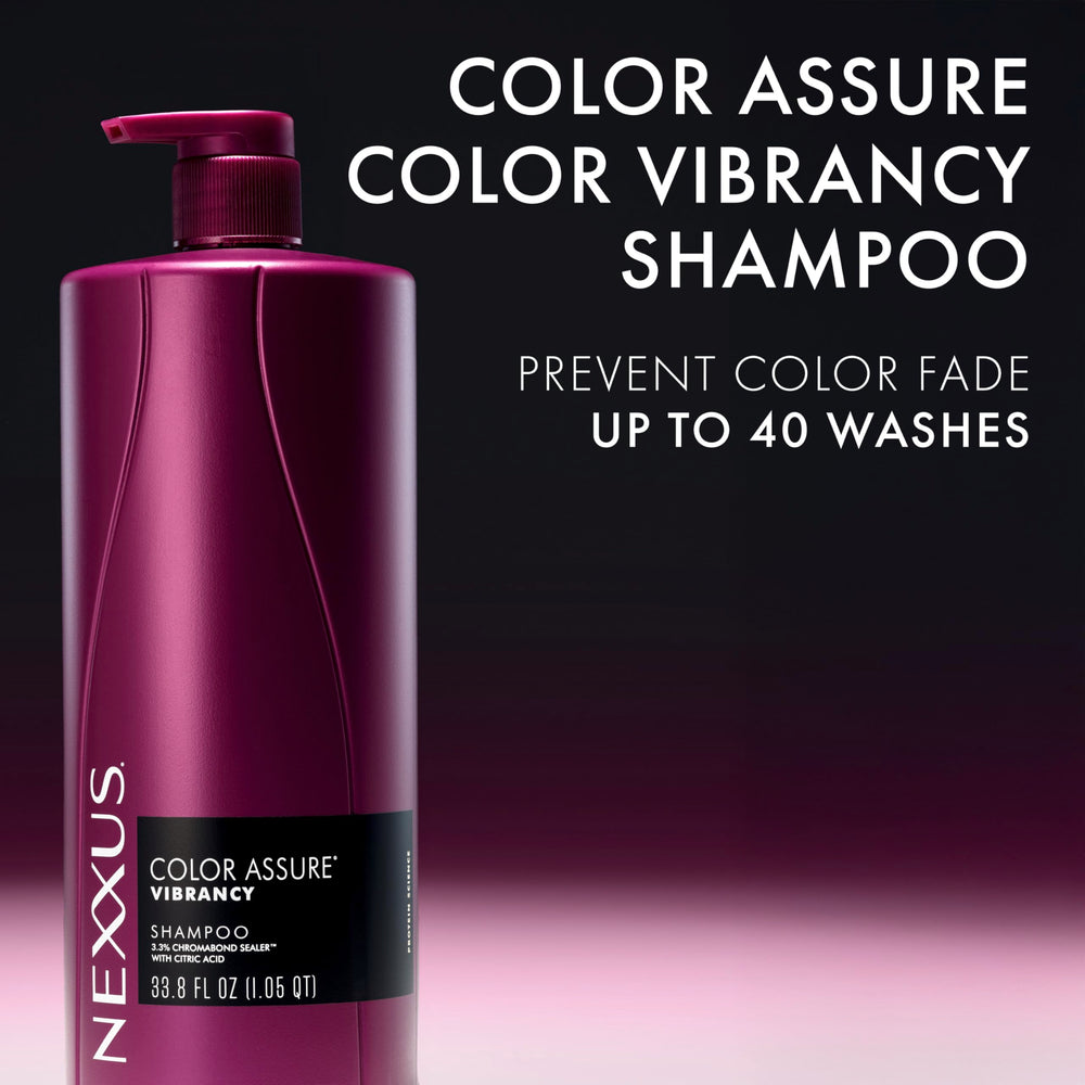Nexxus comparación de tamaño 33.8 oz para uso prolongado y ahorro en envase grande