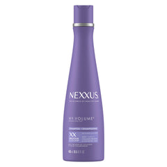 Nexxus envase frontal del champú mostrando tamaño y fórmula ligera
