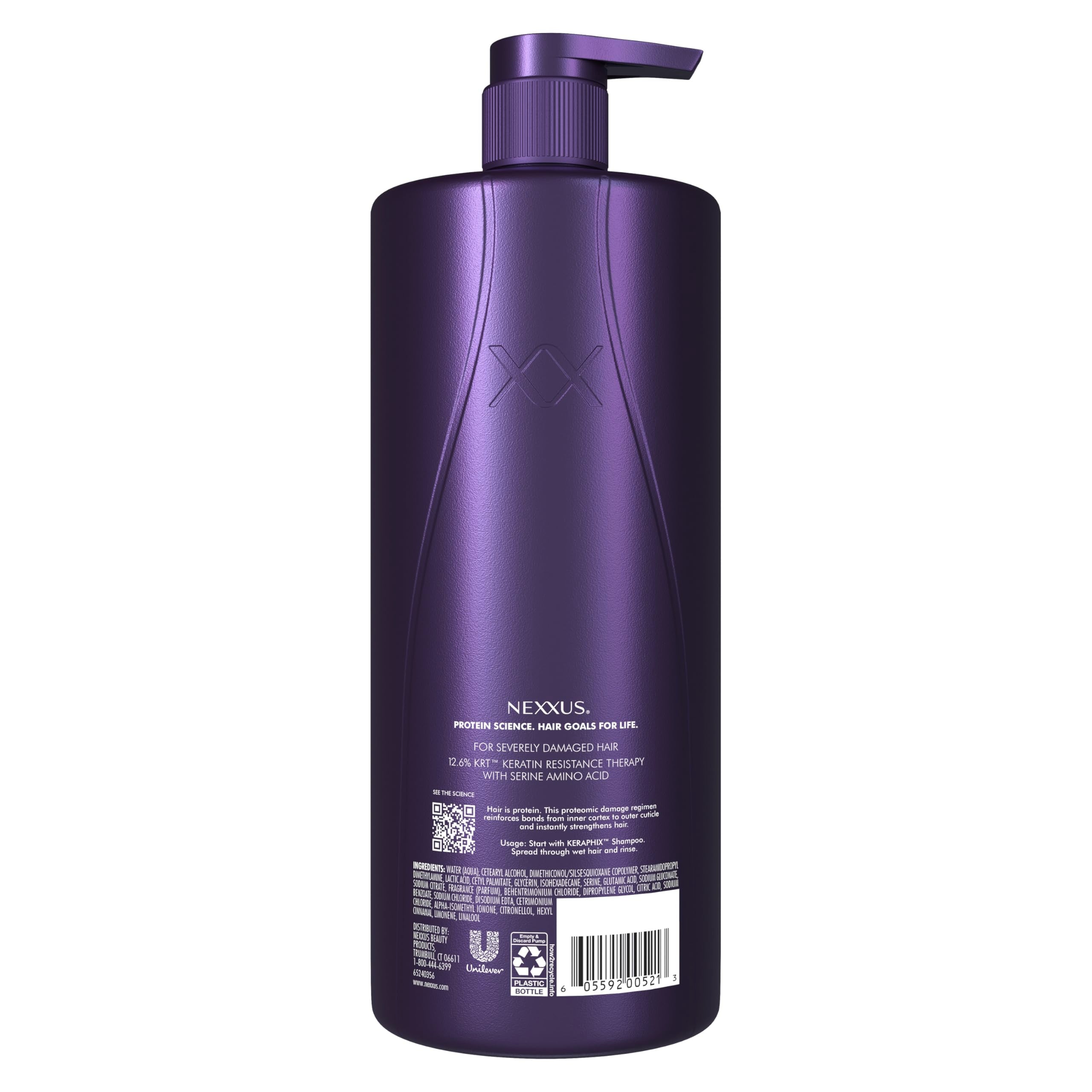 Nexxus textura cremosa del acondicionador que hidrata y facilita desenredar