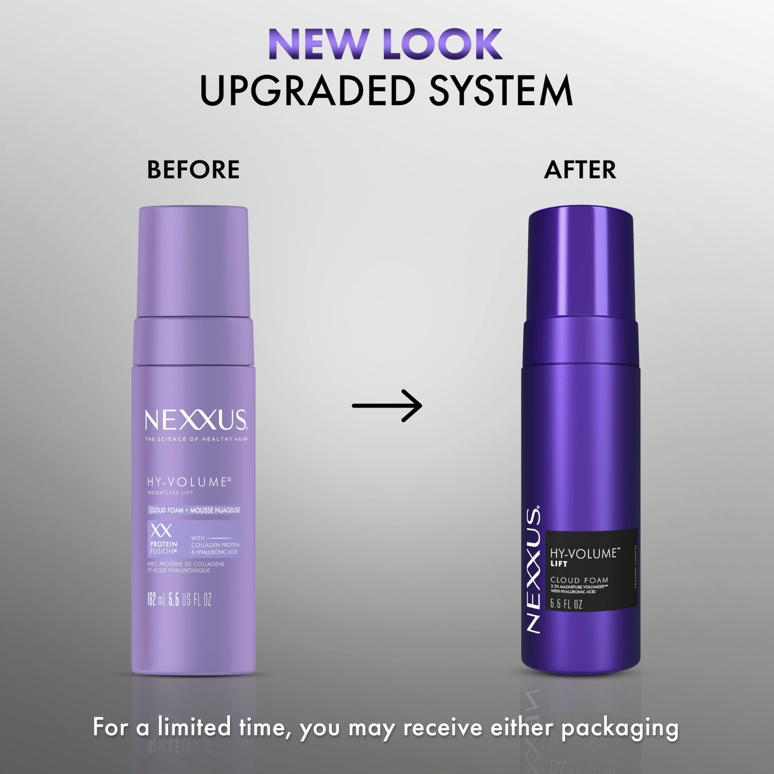 Nexxus aplicación de mousse en manos para distribución uniforme