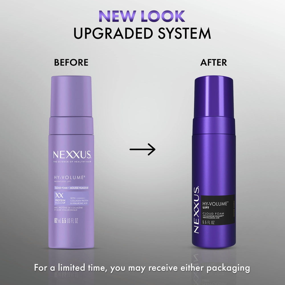 Nexxus aplicación de mousse en manos para distribución uniforme
