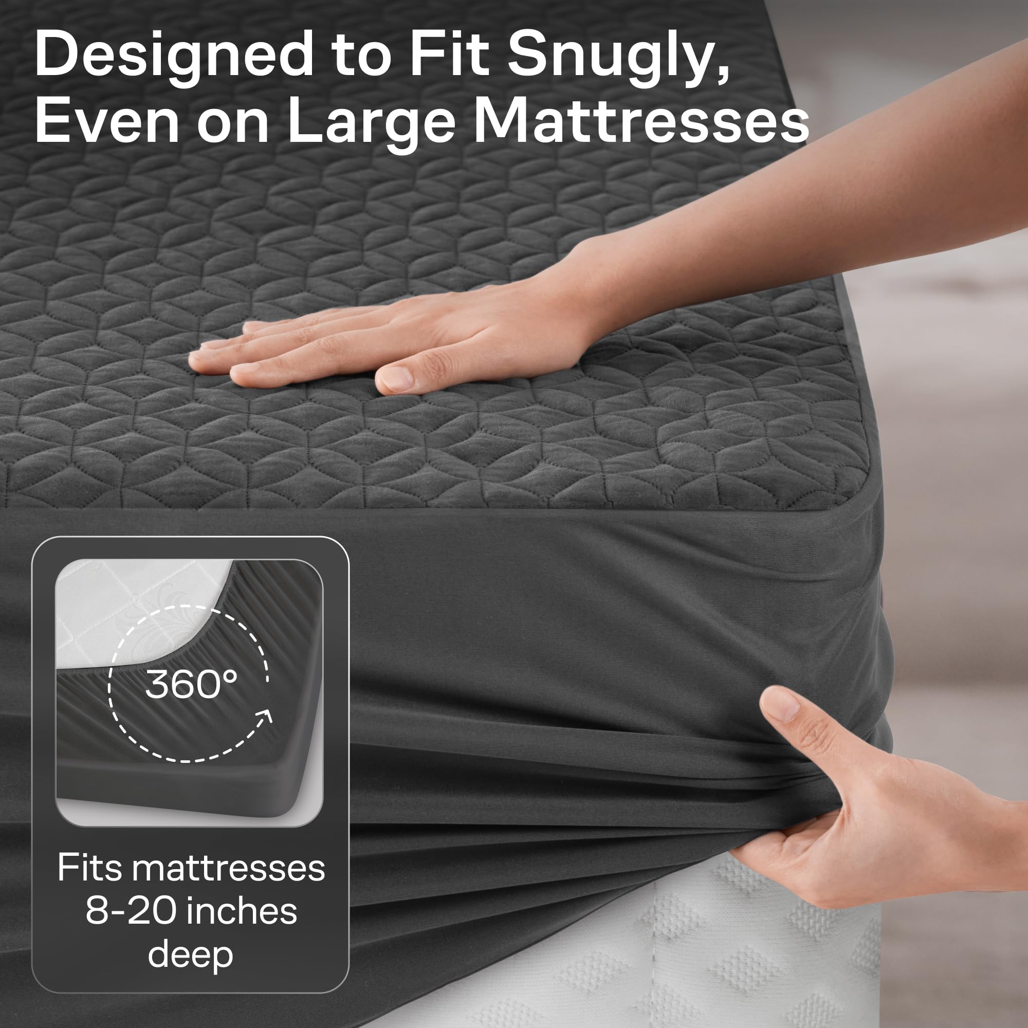 Niagara Sleep Solution etiqueta con instrucciones de cuidado y materiales claros