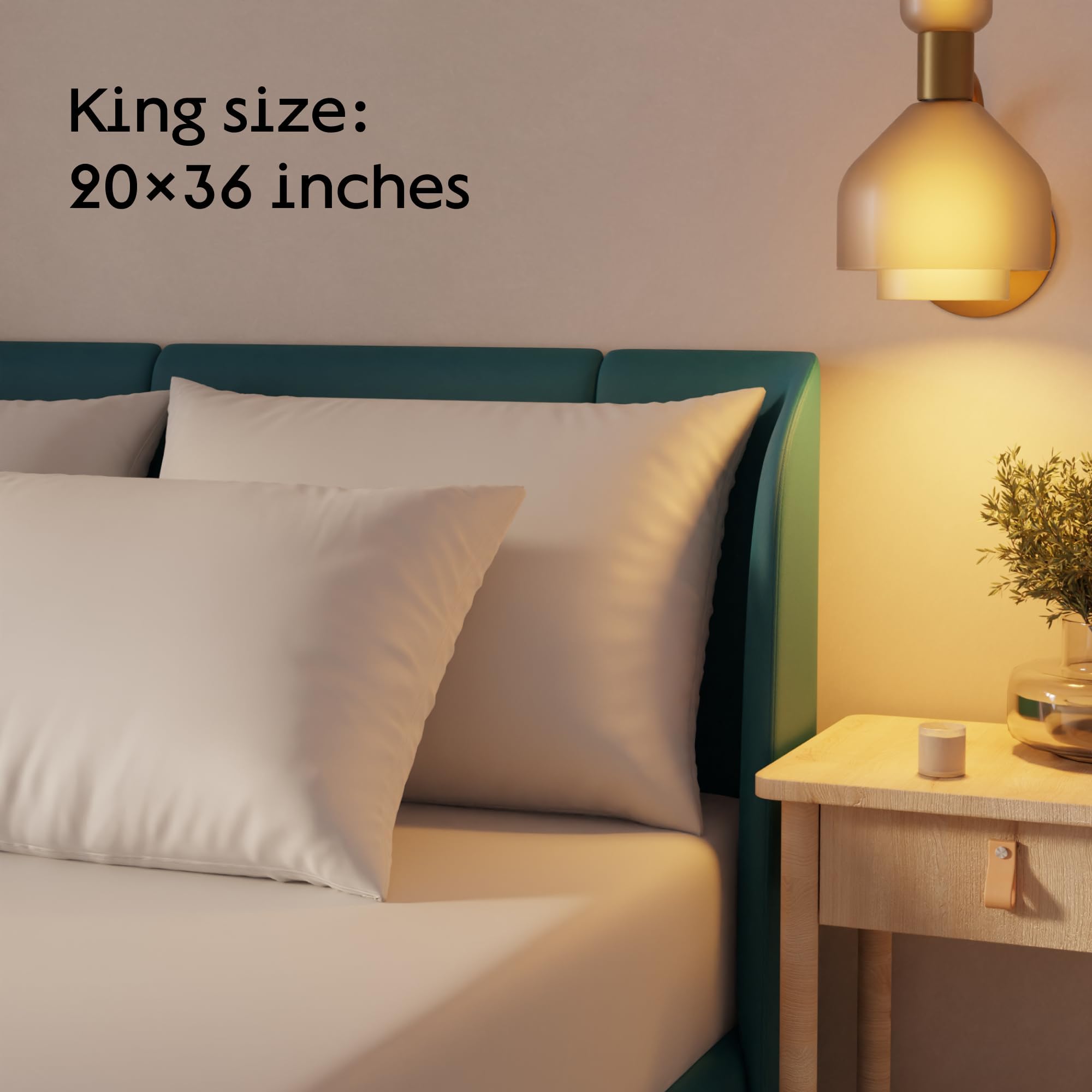 Niagara Sleep Solution stitched seam and featherproof barrier detail showing feather containment benefit