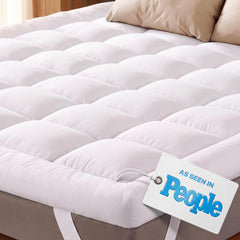 Niagara Sleep Solution full topper front view showing plush surface and cooling texture benefit