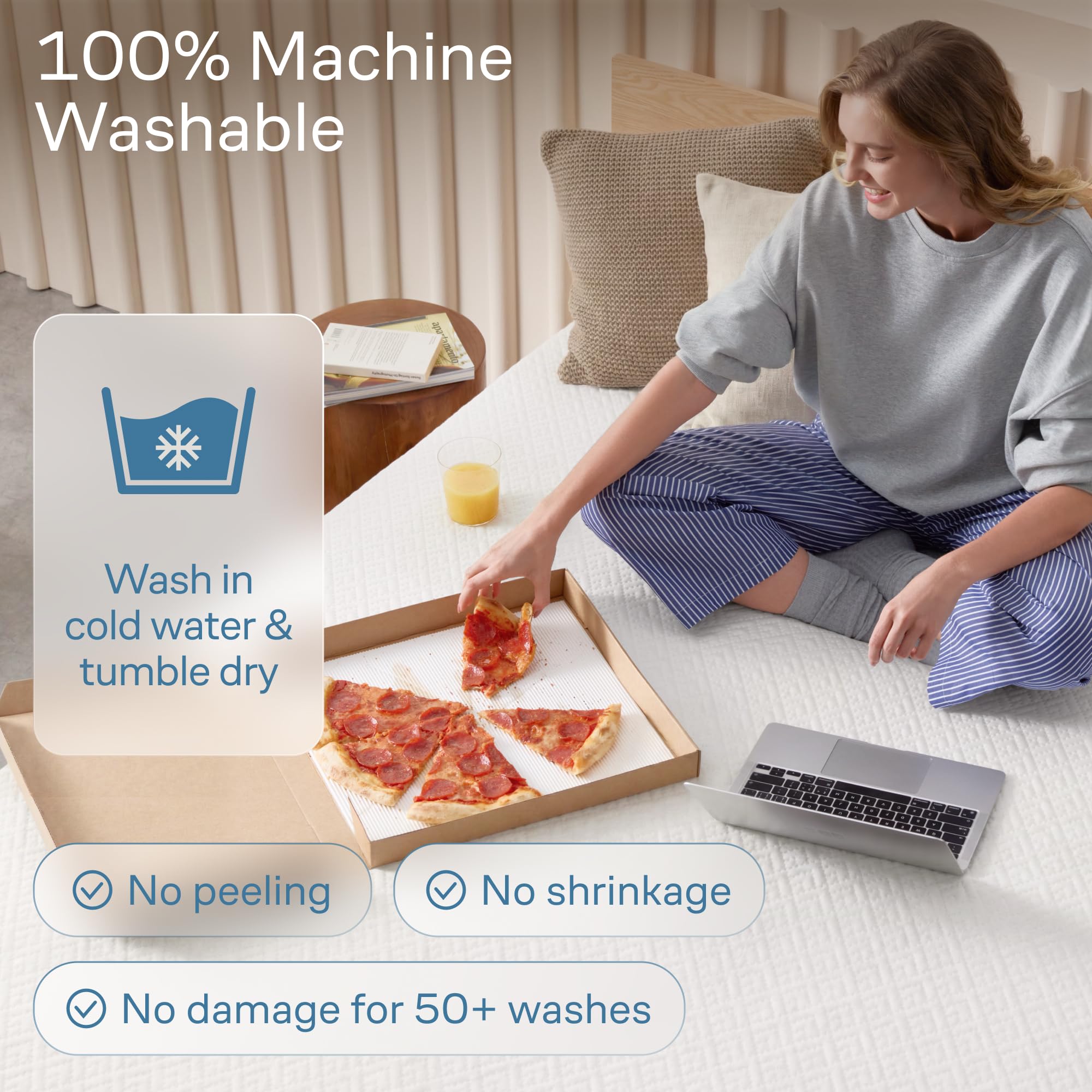 Niagara Sleep Solution corte de membrana impermeable, evita filtraciones líquidas