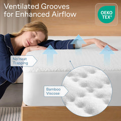 Niagara Sleep Solution protector colocado en colchón, mantiene seco y cómodo