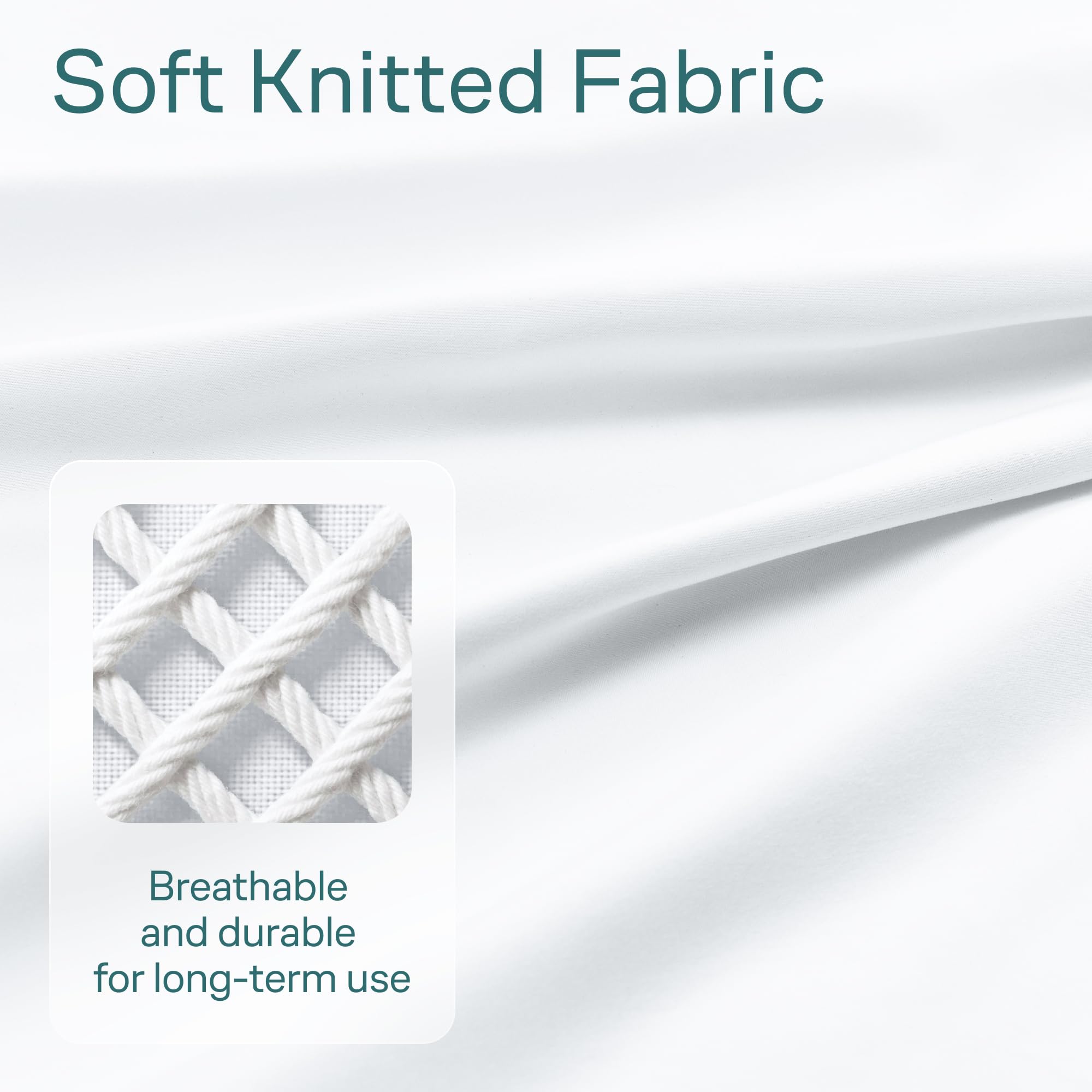 Niagara Sleep Solution protector on king pillow with ruler for size comparison and correct fit benefit