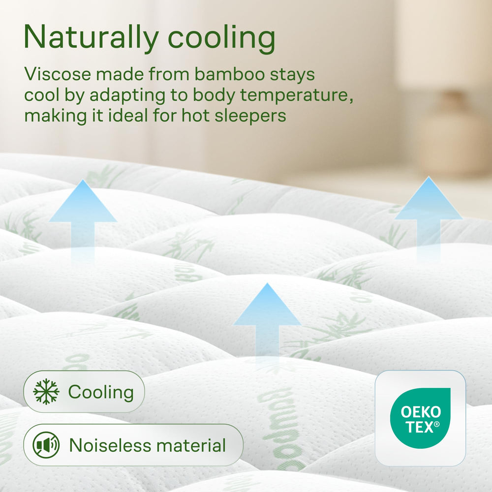 Niagara Sleep Solution esquinas elásticas sujetando un colchón Twin XL, ajuste seguro