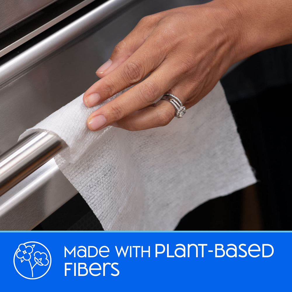 Nice 'N Clean varios paquetes apilados para almacenamiento eficiente y ahorro plástico