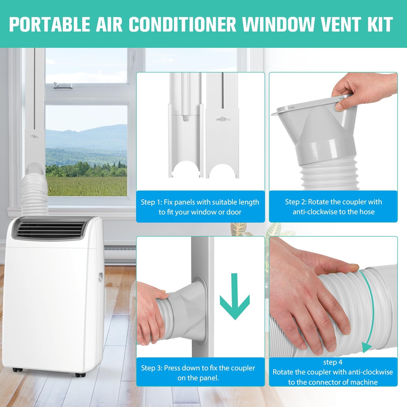 Nihoney adaptador de salida conectado al aire acondicionado para cierre seguro