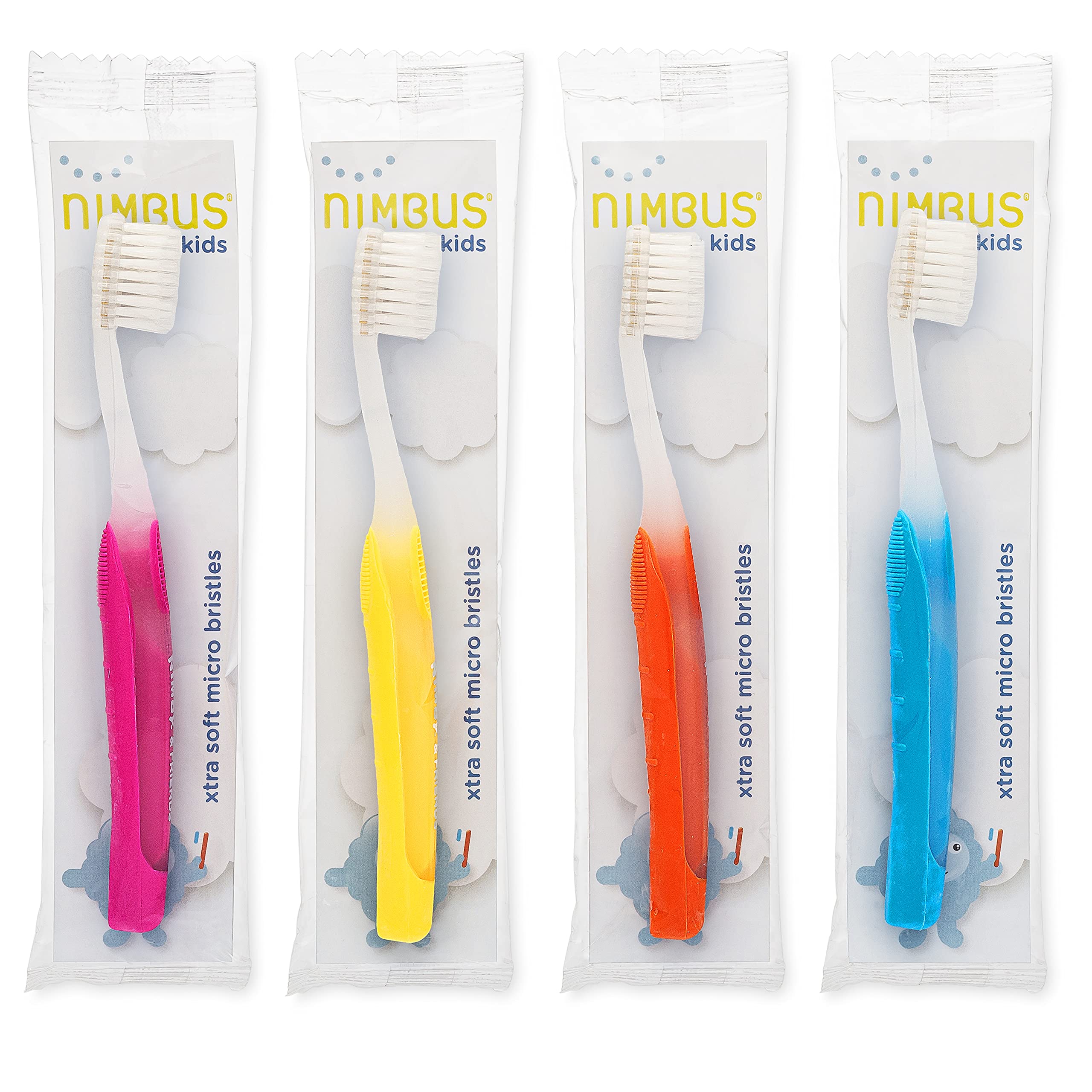 NIMBUS vista frontal del empaque mostrando pack 4 y colores variados, fácil elección