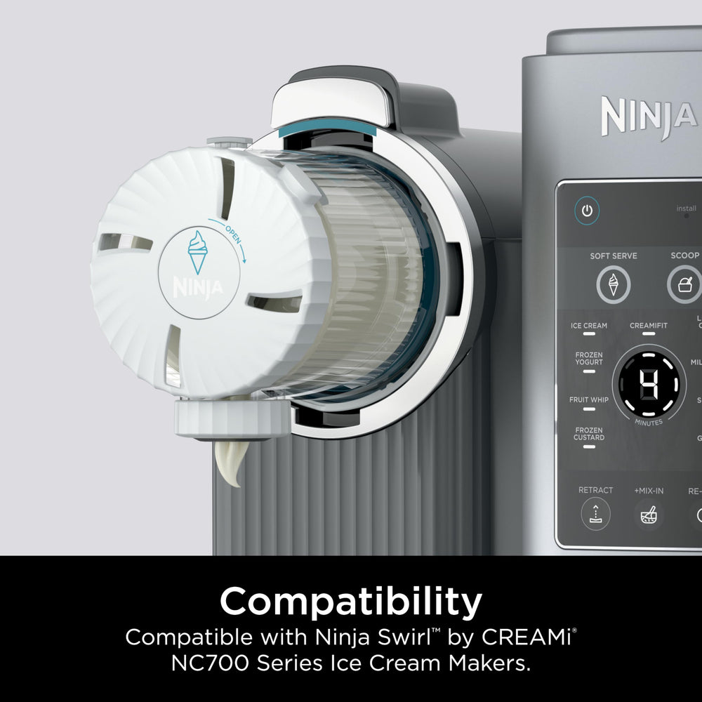 Ninja CREAMi comparación de tamaño y capacidad para porciones individuales