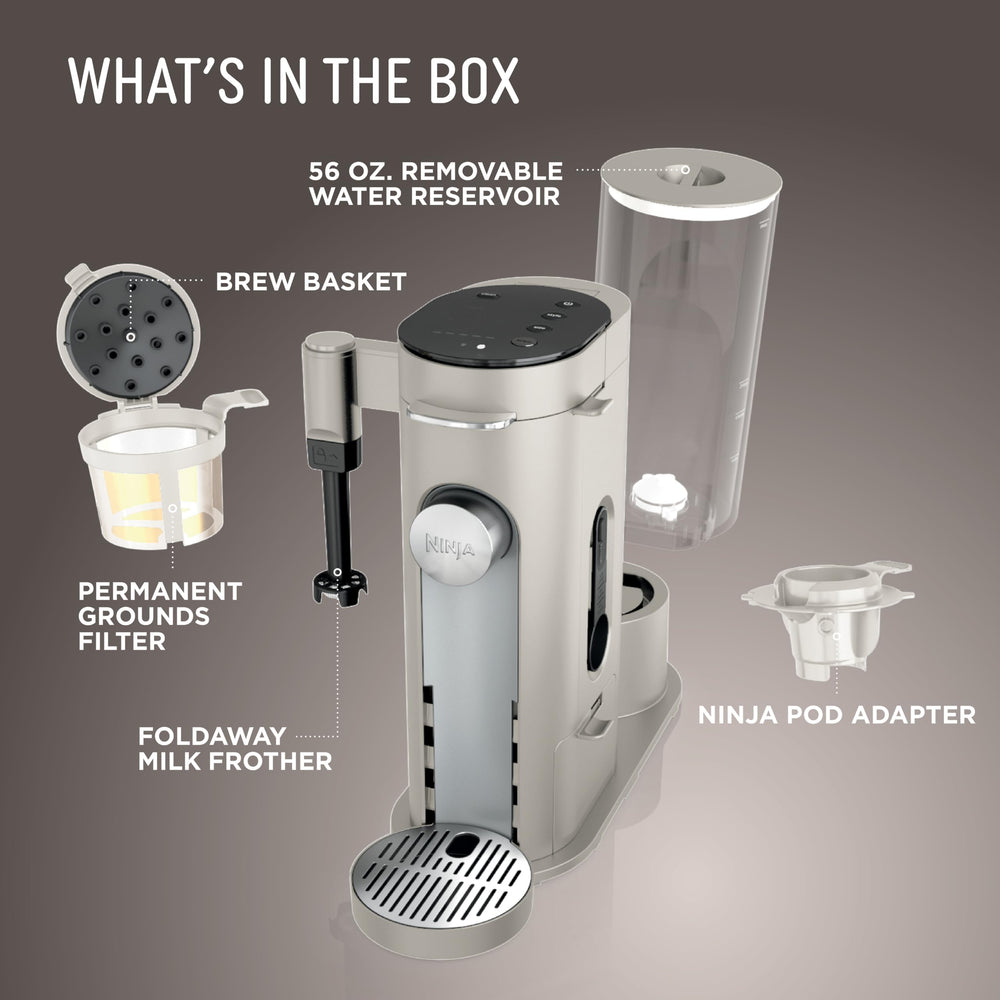 Ninja PB051ST filling a 24-oz travel mug to illustrate large-brew capacity on the go