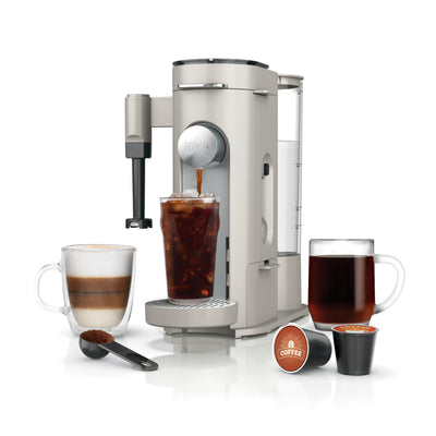 Ninja PB051ST front view showing compact stone finish and controls for versatile brewing
