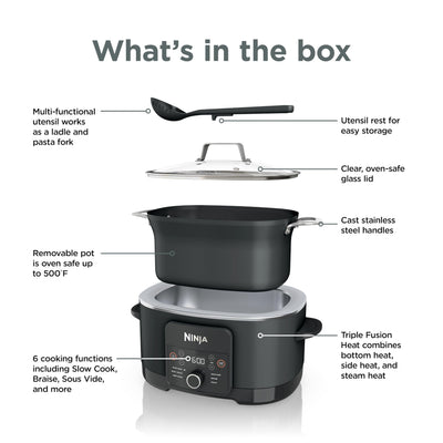 Ninja PossibleCooker en cocina modern equipada para entretener