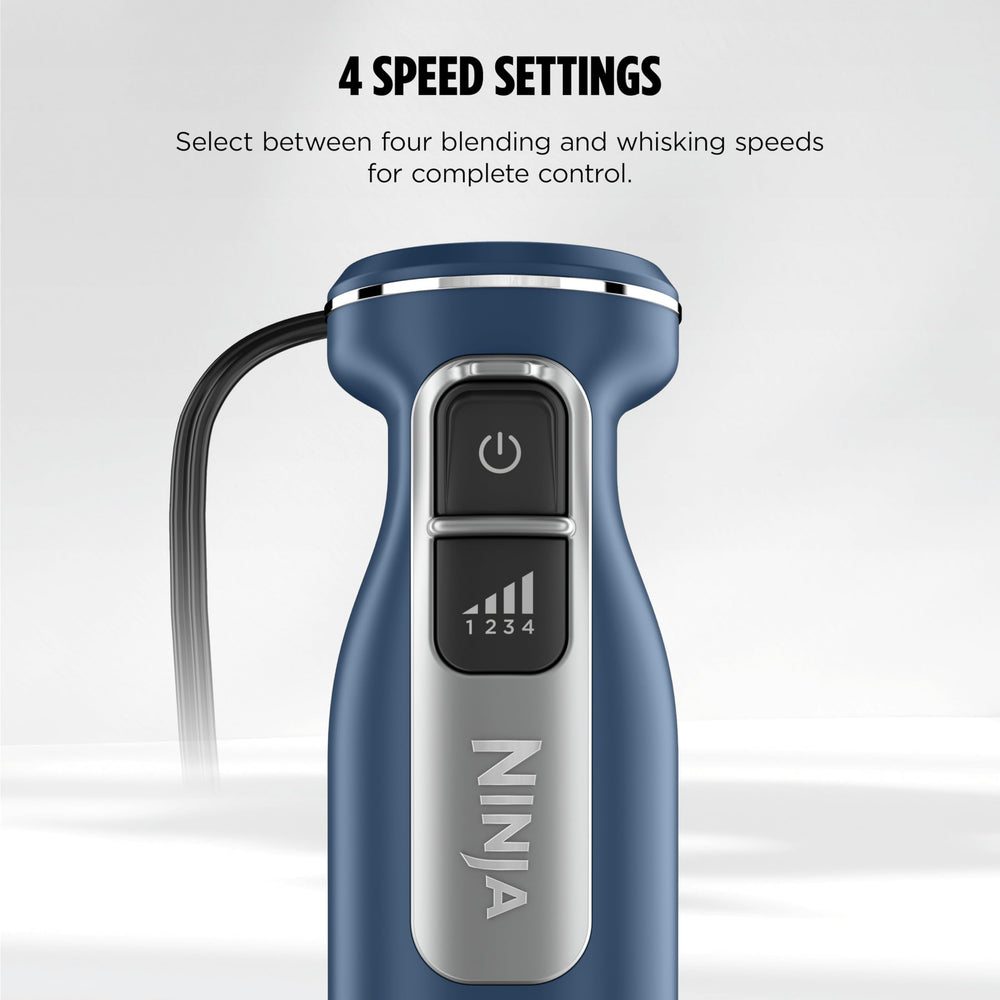 Ninja speed controls and handle showing four-speed selection for precise blending control