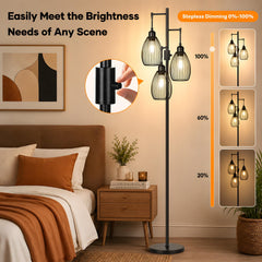 Nintiue tres bombillas LED E26 incluidas, luz estable y eficiente