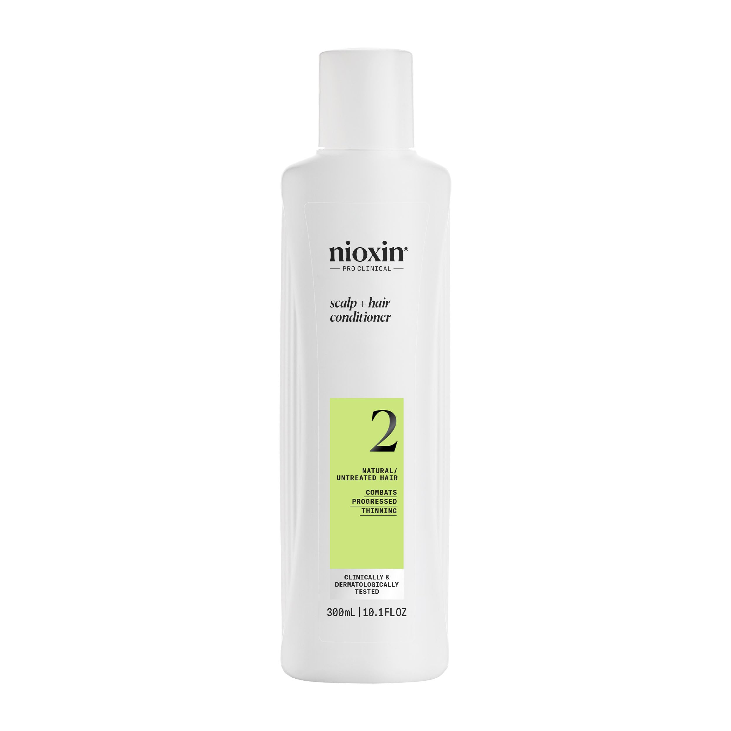 Nioxin envase frontal mostrando presentación profesional y beneficio de densidad