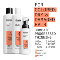 Nioxin detalle del acondicionador ligero que aporta resistencia al cabello