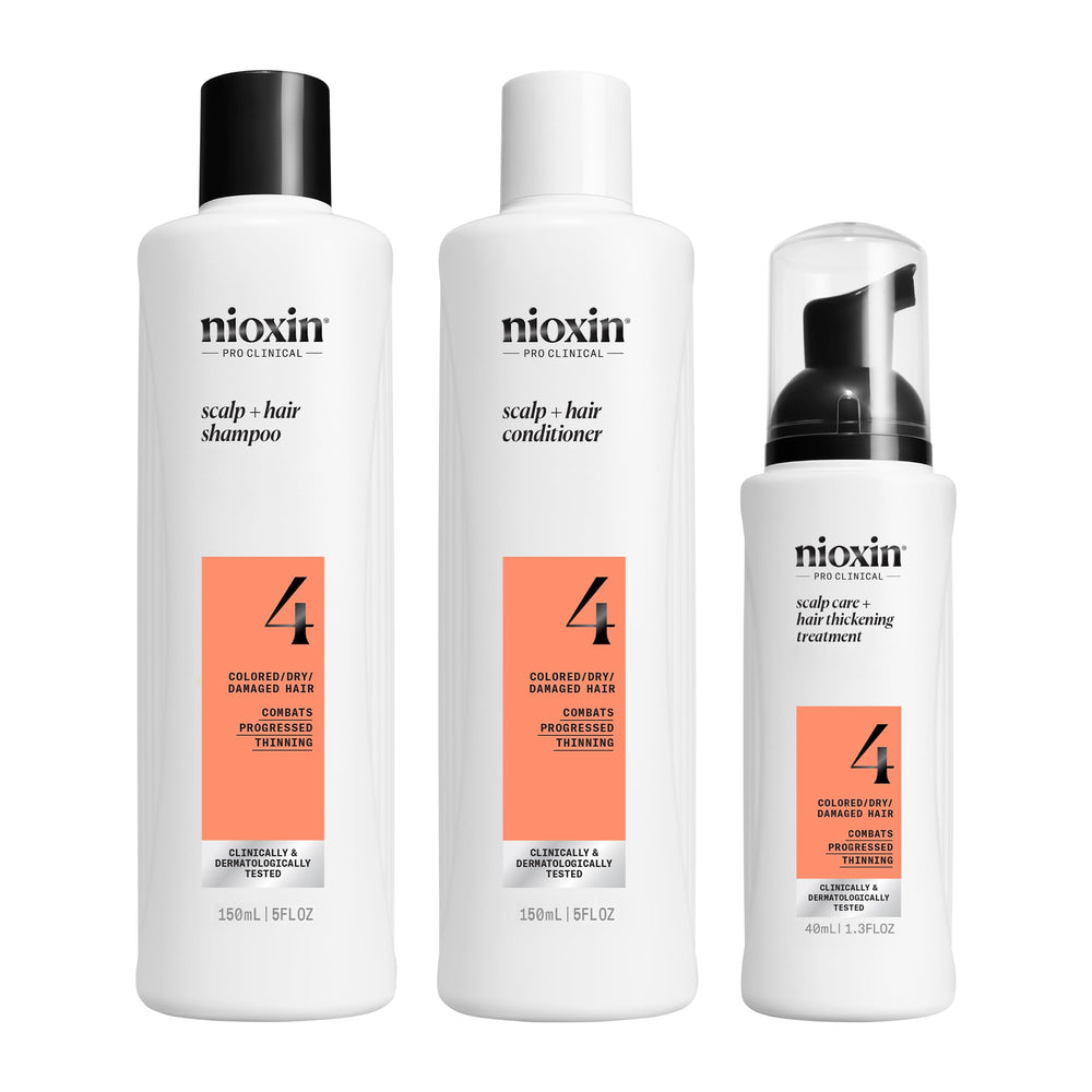 Nioxin kit 4 imagen frontal del packaging con el beneficio de volumen