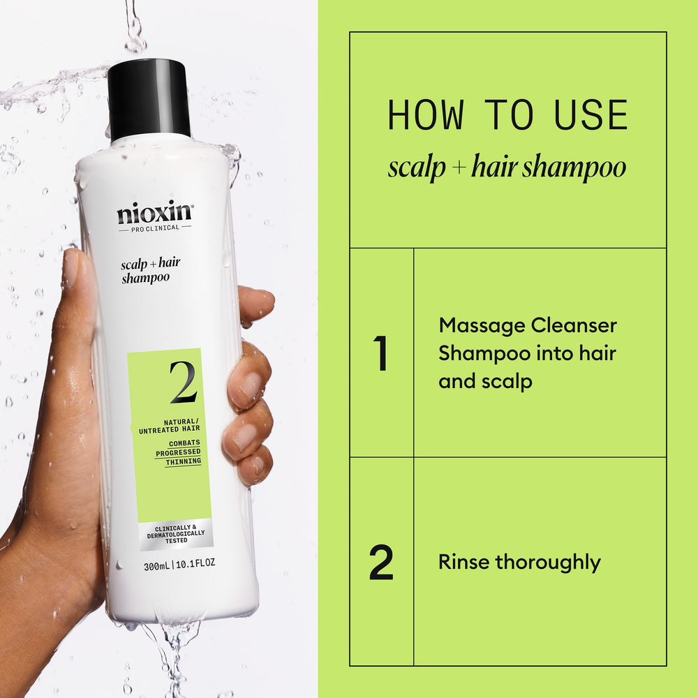 Nioxin kit System 2 con acondicionador, ideal para rutina completa
