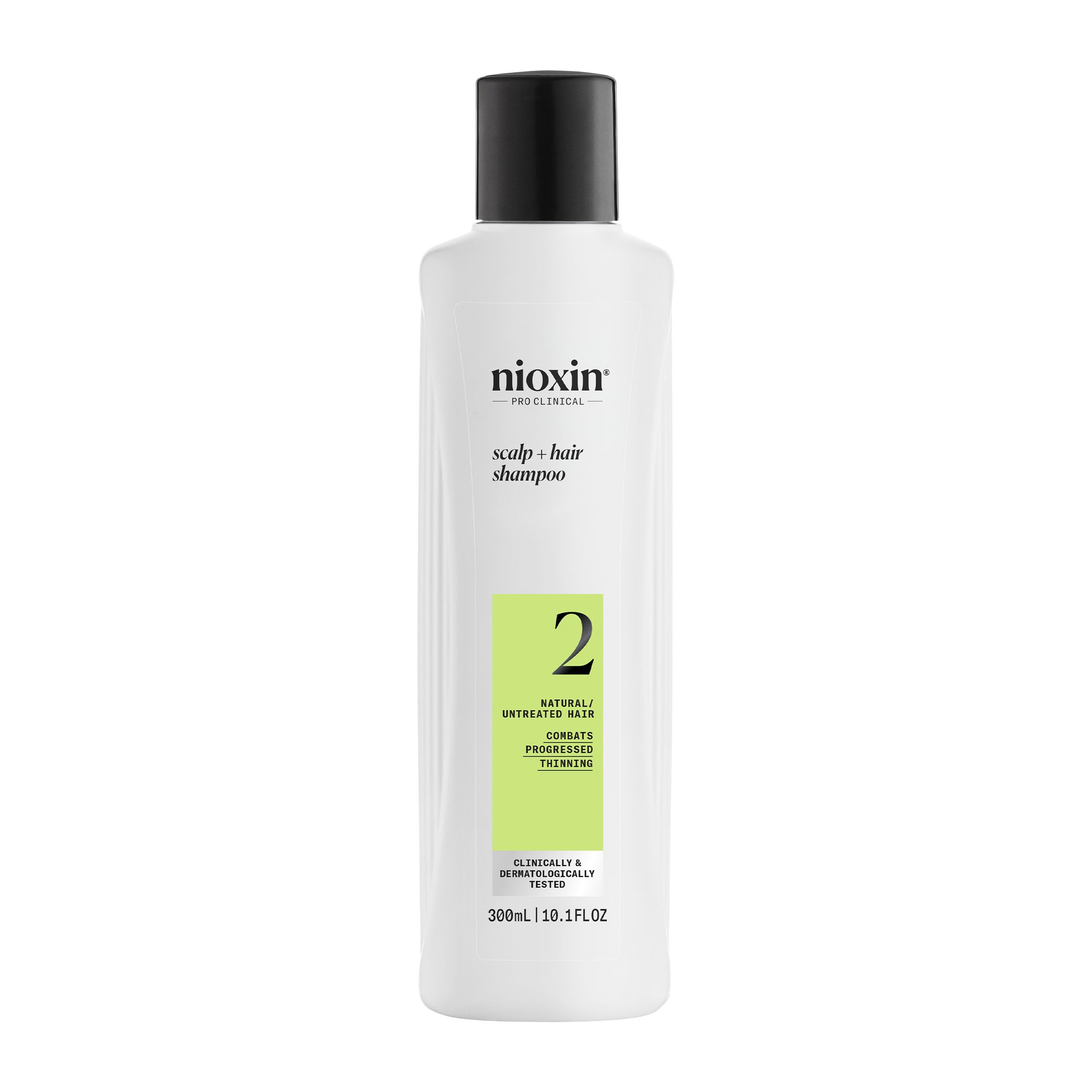 Nioxin System 2 frente del envase mostrando producto y beneficios