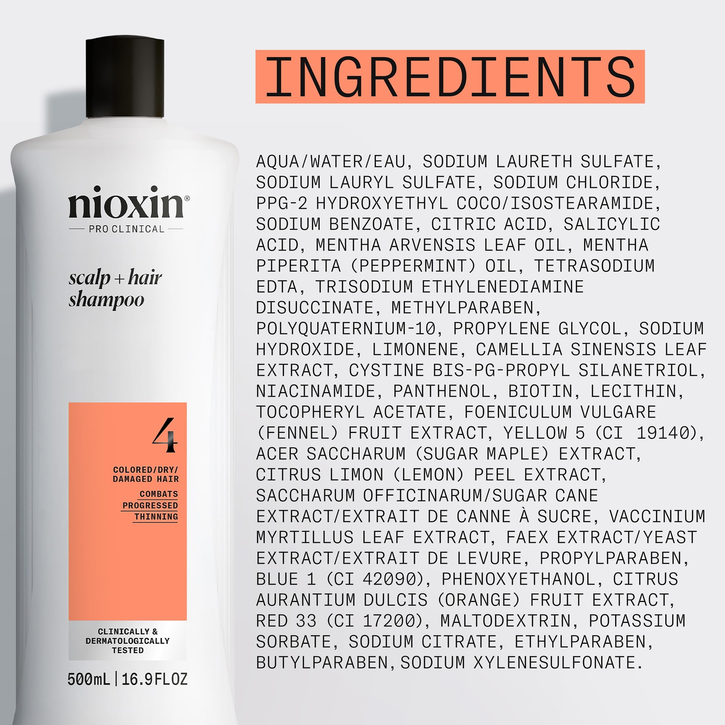 NIOXIN System 4 en entorno de baño estilo vida que sugiere rutina diaria práctica