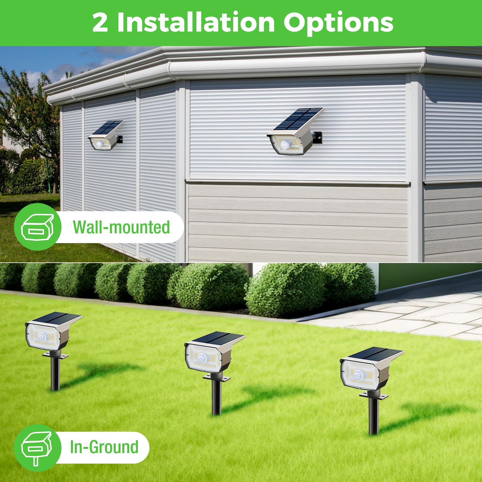 nipify ground stake installed in soil for easy tool-free landscaping light