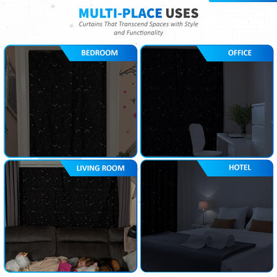Nite Shadez instalada en dormitorio demostrando oscuridad inmediata