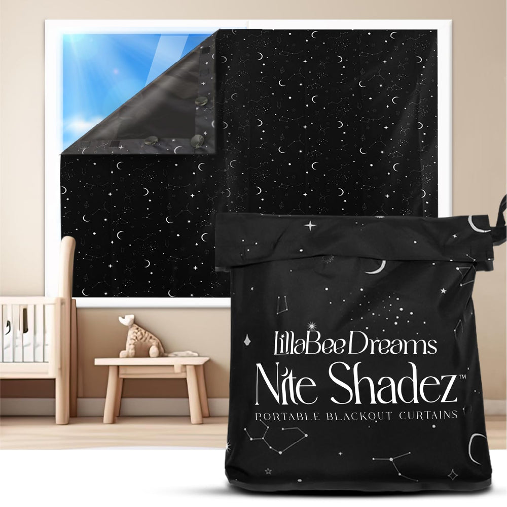 Nite Shadez vista frontal del empaque mostrando medidas y beneficios