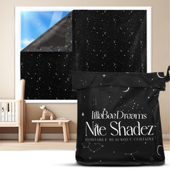 Nite Shadez vista frontal del empaque mostrando medidas y beneficios