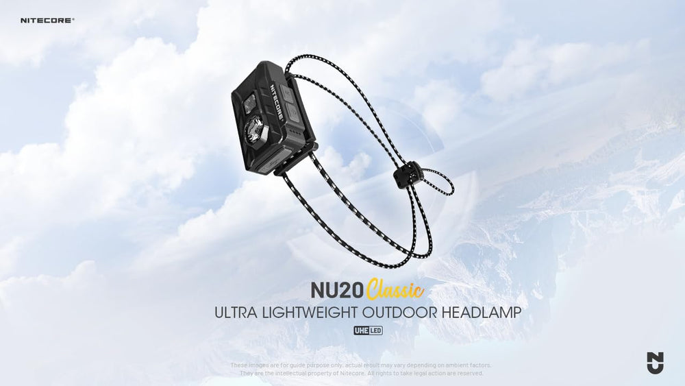 Nitecore NU20 textura de carcasa PC resistente y protección IP66