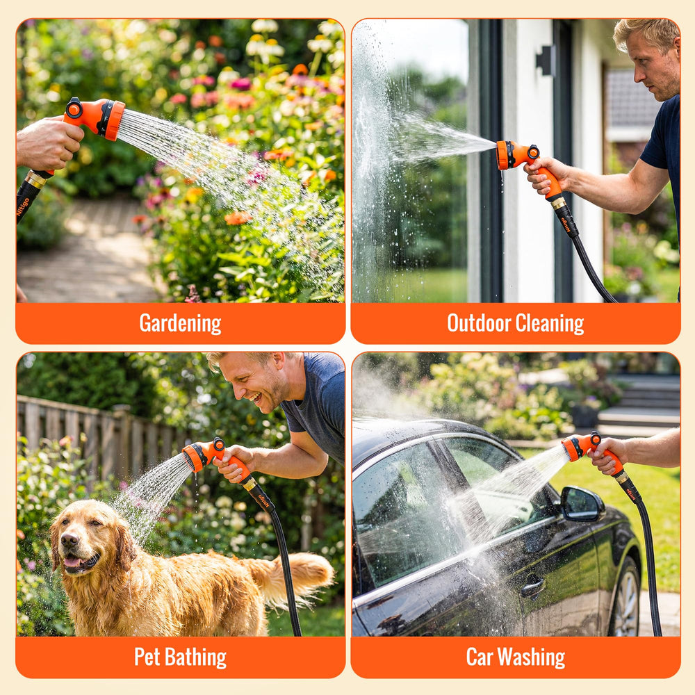Nitigo rolled compactly for storage, saving space in garage or shed