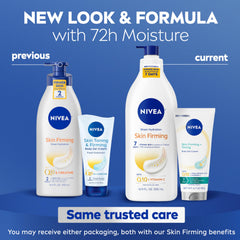 NIVEA lotion pump bottle close-up highlighting easy dispensing and hydration