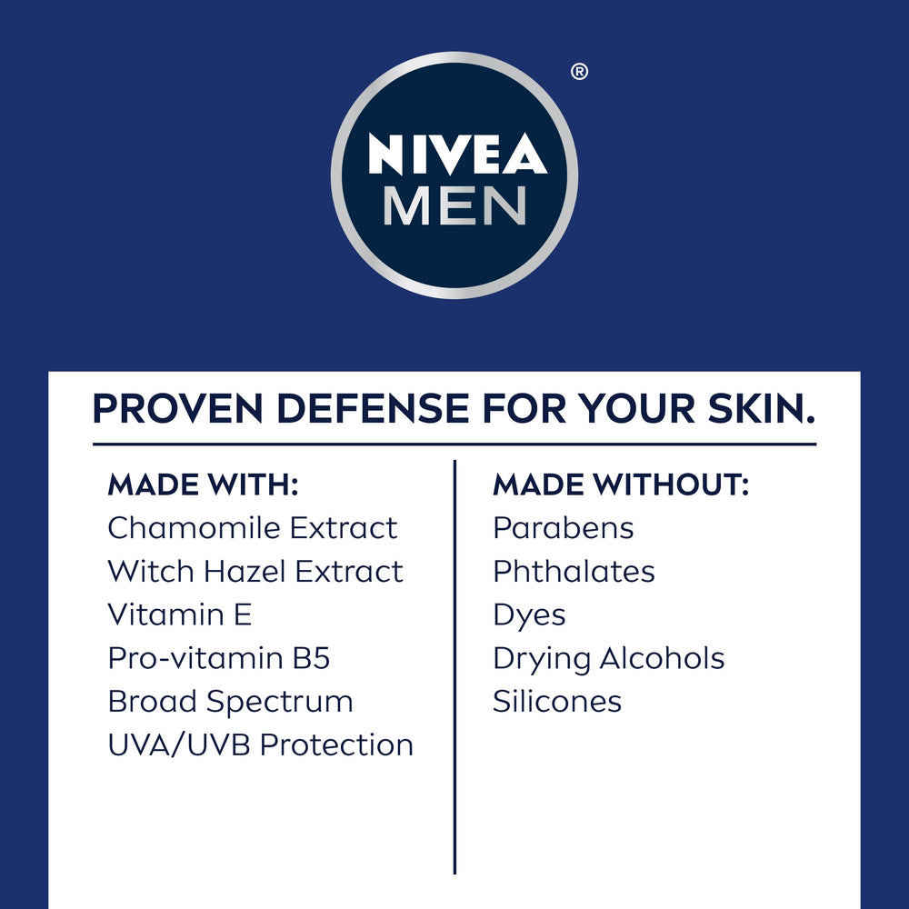 NIVEA MEN multipack tres tubos ideal para reponer y compartir