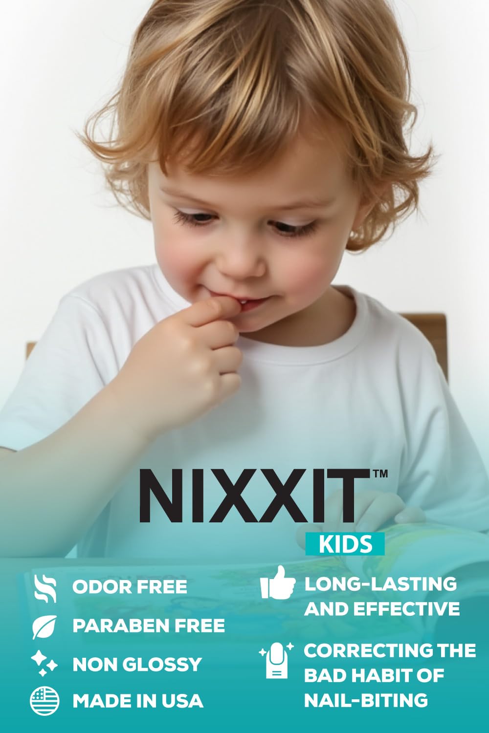 NIXXIT textura del producto seco sin brillo que resulta discreto