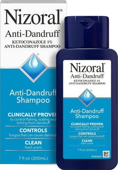 Nizoral frasco frontal 207 ml mostrando presentación y beneficio anticaspa