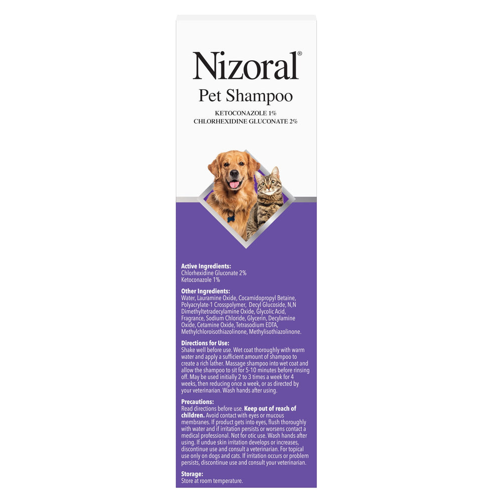 Nizoral packaging abierto con instrucciones visibles y seguras
