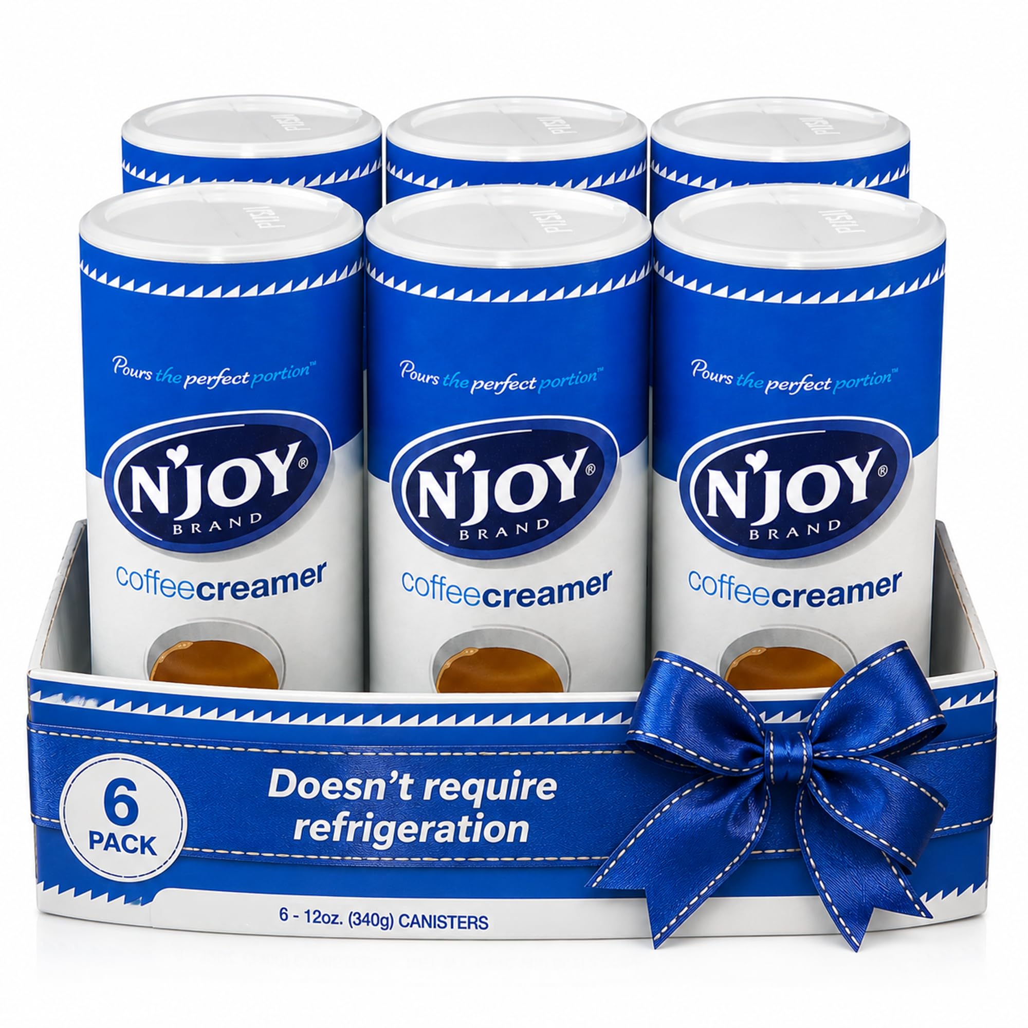 N'Joy front packaging canister showing brand and benefits
