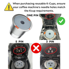 NOALTO cápsula en uso dentro de una máquina Keurig demostrando compatibilidad